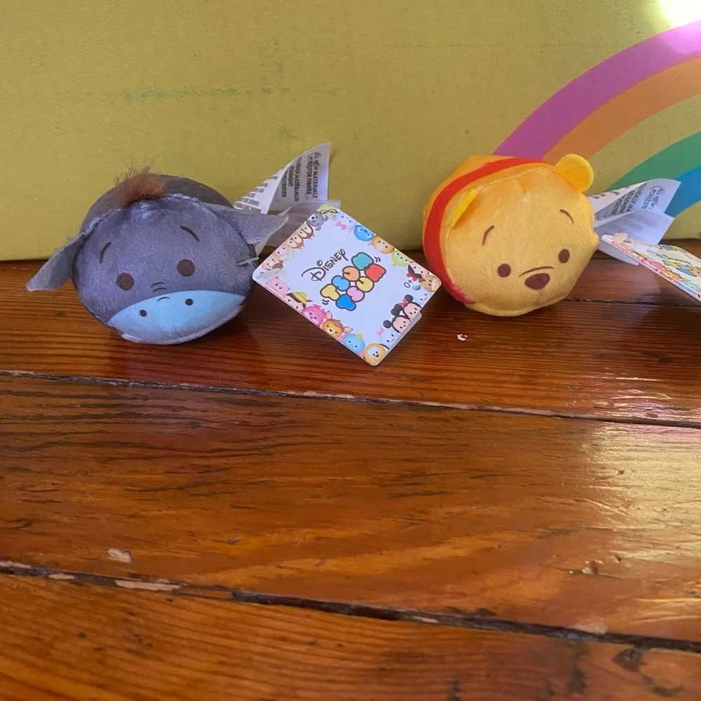 Disney Tsum Tsum Eeyore & Winnie the Pooh Minis NWT